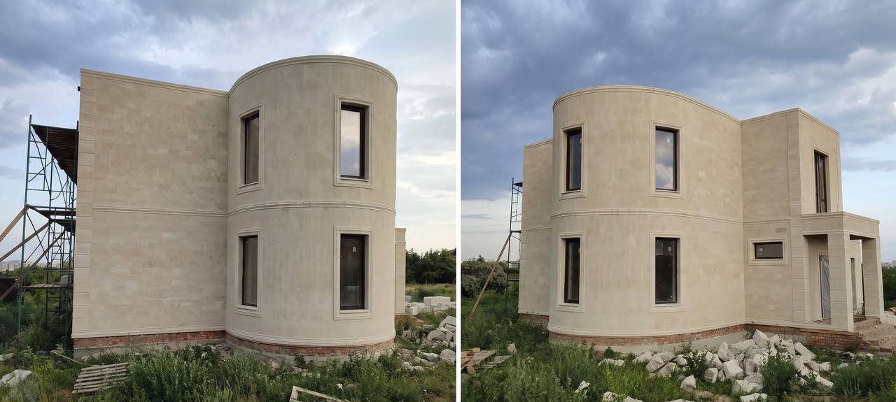 Акушинский камень — дом — дагестанский камень, наша работа